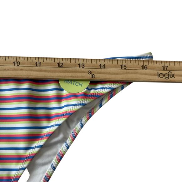 Forever 21 Womens Swim Bikini Bottoms Size XL Striped Beach Tanning Pool Swim - Picture 11 of 11
